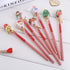 Christmas Stationery 5pcs/lot Santa Claus Snowman Tree Pencil with Eraser Cap for School Office Supplies - menochic
